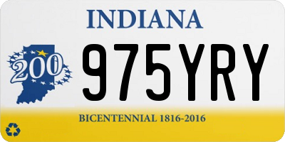 IN license plate 975YRY