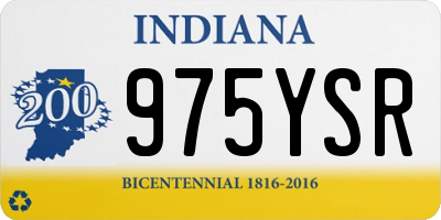 IN license plate 975YSR