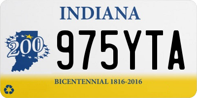 IN license plate 975YTA