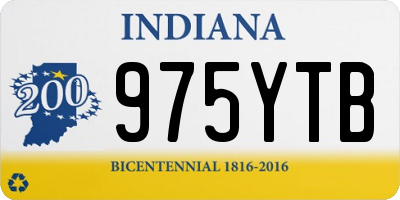 IN license plate 975YTB