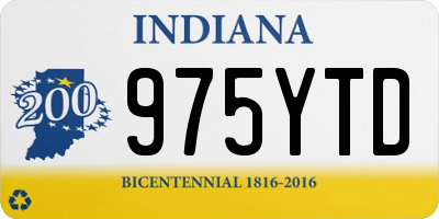 IN license plate 975YTD