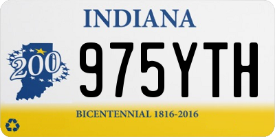 IN license plate 975YTH