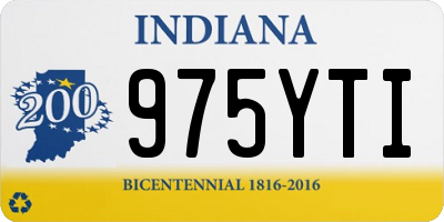 IN license plate 975YTI