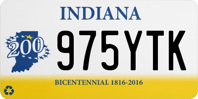 IN license plate 975YTK
