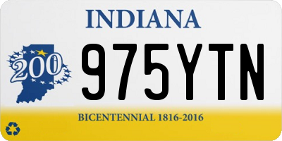 IN license plate 975YTN