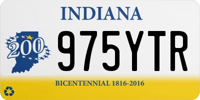 IN license plate 975YTR