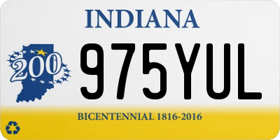 IN license plate 975YUL