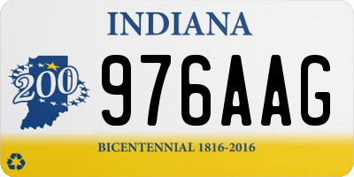 IN license plate 976AAG