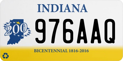IN license plate 976AAQ