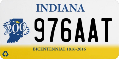 IN license plate 976AAT