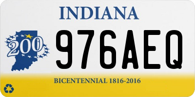 IN license plate 976AEQ