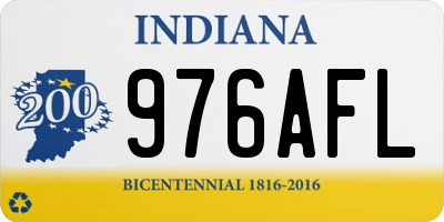 IN license plate 976AFL