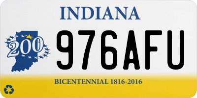 IN license plate 976AFU