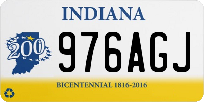 IN license plate 976AGJ