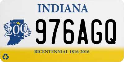 IN license plate 976AGQ