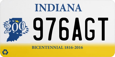 IN license plate 976AGT