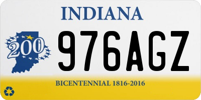 IN license plate 976AGZ