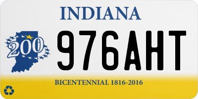 IN license plate 976AHT