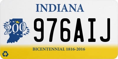 IN license plate 976AIJ