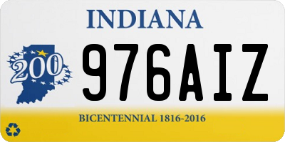 IN license plate 976AIZ