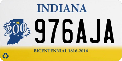 IN license plate 976AJA