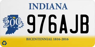 IN license plate 976AJB