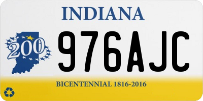 IN license plate 976AJC