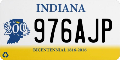 IN license plate 976AJP