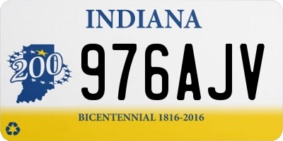 IN license plate 976AJV