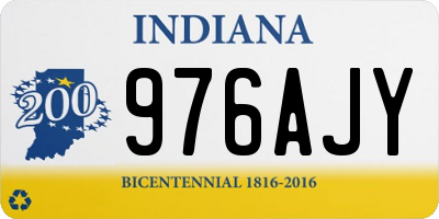 IN license plate 976AJY