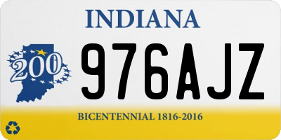 IN license plate 976AJZ