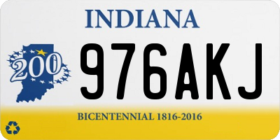 IN license plate 976AKJ