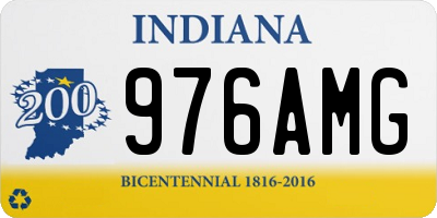 IN license plate 976AMG
