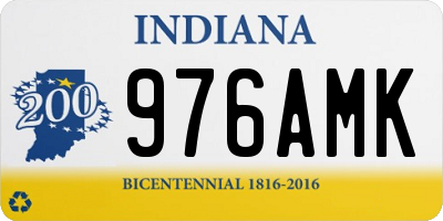 IN license plate 976AMK
