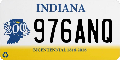 IN license plate 976ANQ