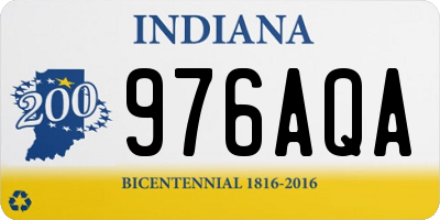 IN license plate 976AQA