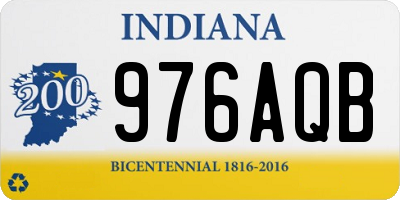 IN license plate 976AQB