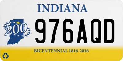 IN license plate 976AQD