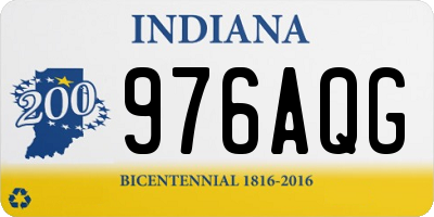 IN license plate 976AQG