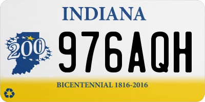 IN license plate 976AQH
