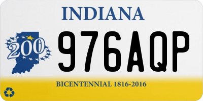 IN license plate 976AQP