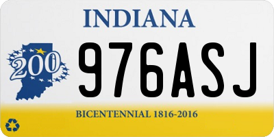 IN license plate 976ASJ