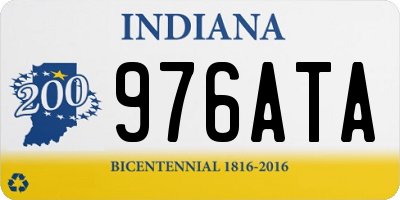 IN license plate 976ATA