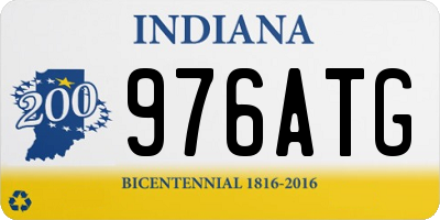 IN license plate 976ATG