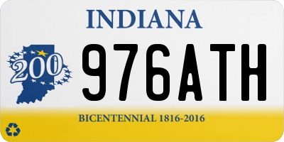 IN license plate 976ATH