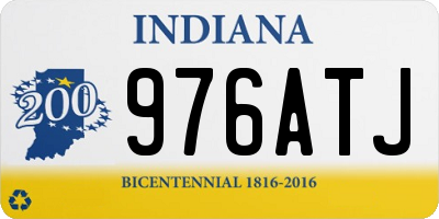 IN license plate 976ATJ