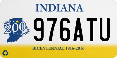 IN license plate 976ATU