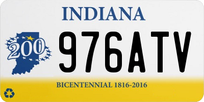 IN license plate 976ATV