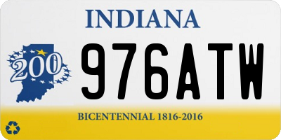 IN license plate 976ATW