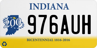 IN license plate 976AUH